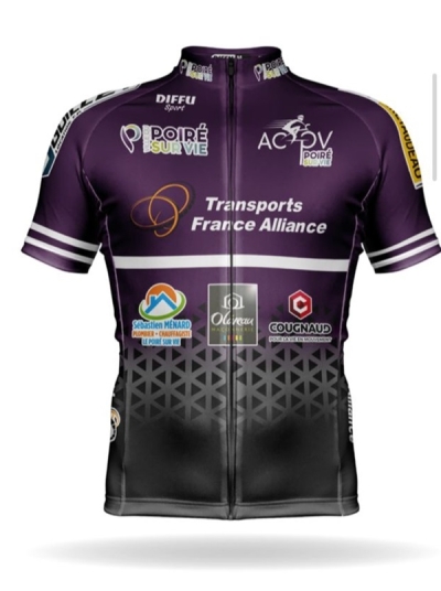 AC Poiré sur Vie Cyclisme Maillot 2024 VELO OUEST Actu Cyclisme