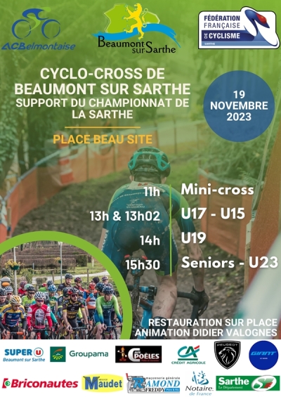 CX De Beaumont Sur Sarthe VELO OUEST Actu Cyclisme Pays De La Loire