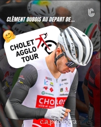 Clément Dubois (UC Cholet 49) ,au départ de Cholet Agglo Tour
