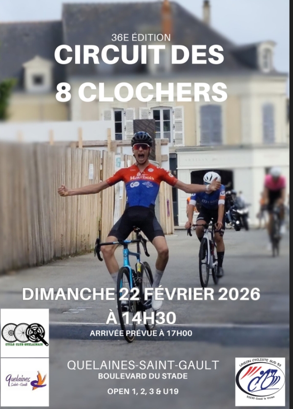 Circuit des 8 Clochers "Modification du Circuit"