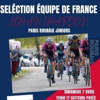 Paris-Roubaix (U19): Johan Chardon en Bleu-Blanc-Rouge
