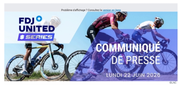 FDJ United Series "Communiqué"
