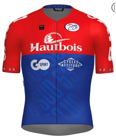 Maillot cycliste U.C CONDOMOISE CONDOM vintage shirt NORET made in France 70's M
