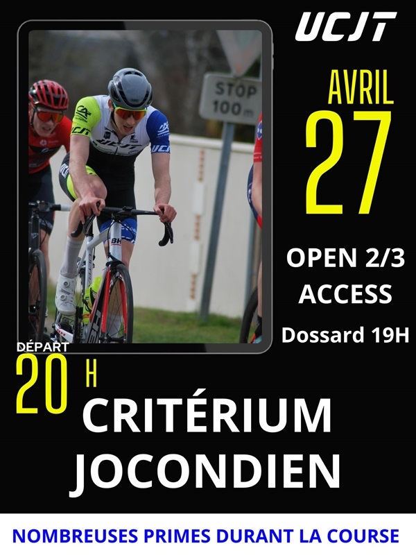 Joué-lès-Tours (Open 2.3-Ac) &quot;Critérium&quot;