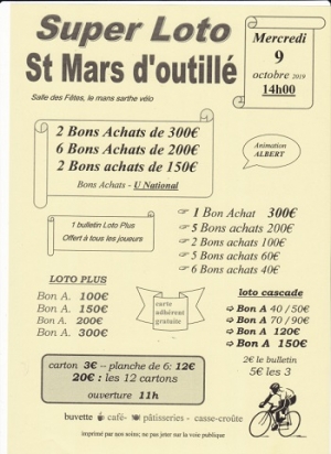 St Mars D&#039;Outillé Super Loto