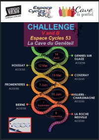 Challenge &quot;V&amp;B-Espace Cycle 53-Cave du Genêteil&quot;