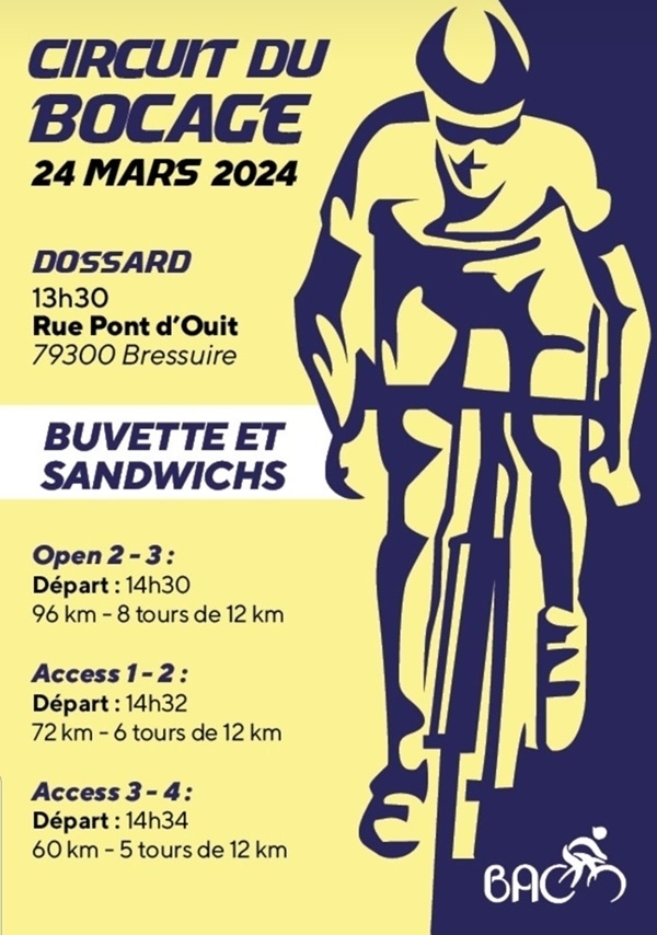 Bressuire &quot;Circuit du Bocage&quot; (Open/Access)