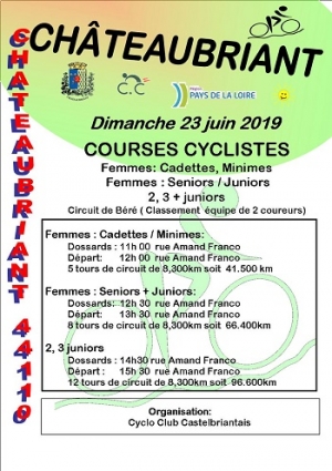 Châteaubriant 2,3+J+Dames