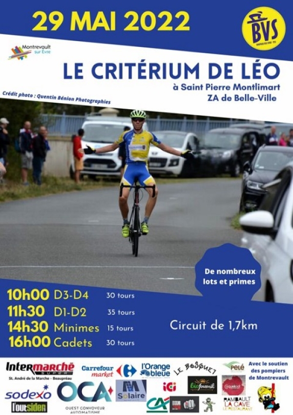 St Pierre Montlimart : Critérium de Léo