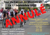 Tour du Canton de Montmirail: ANNULE