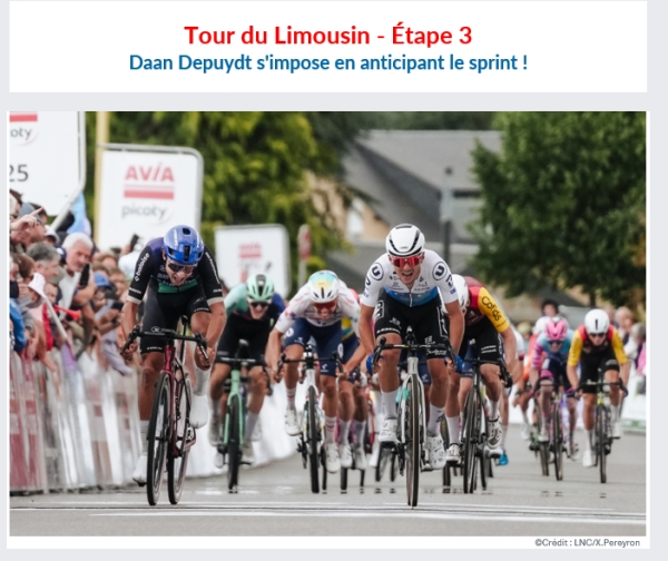 Tour du Limousin-Périgord - Nouvelle Aquitaine "Et.3"