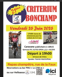 Bonchamps "Critérium"