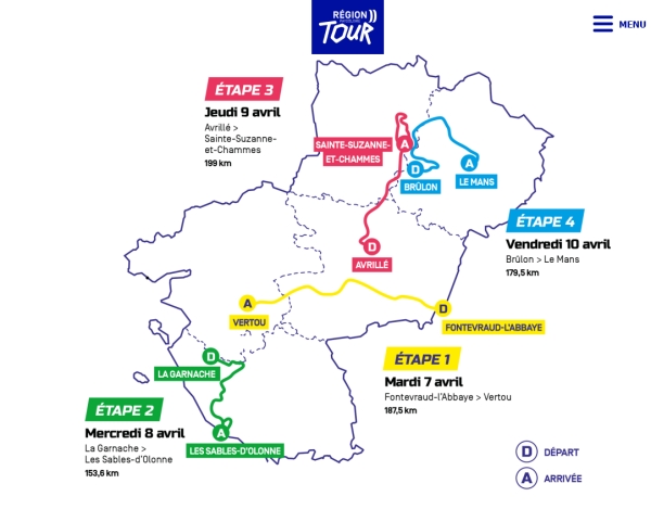 Région Pays de la Loire Tour: Etape 1