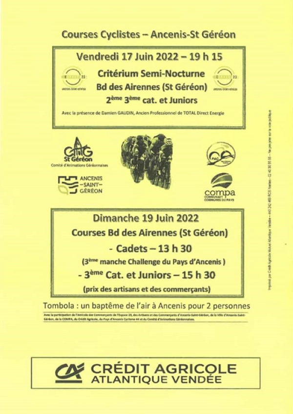 Ancenis-St Géréon 2,3+J et 3+J/Cadets