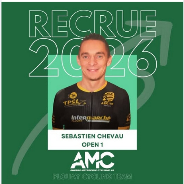 6ème recrue pour Angers Métropole Cyclisme 49