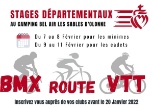 Stage départementaux de Vendée