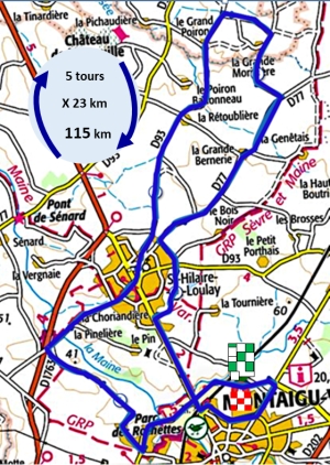 Montaigu (PV Femmes): Infos Parcours et Horaires