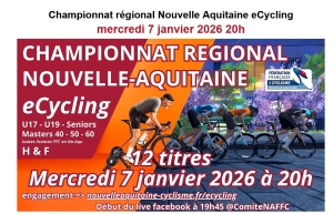 eCycling " Chpt. Régional Nouvelle Aquitaine"