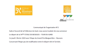 Etoile de Bessèges-Tour du Gard: Feu vert de la préfecture