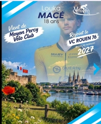 Le Champion de Normandie Junior arrive au VC Rouen