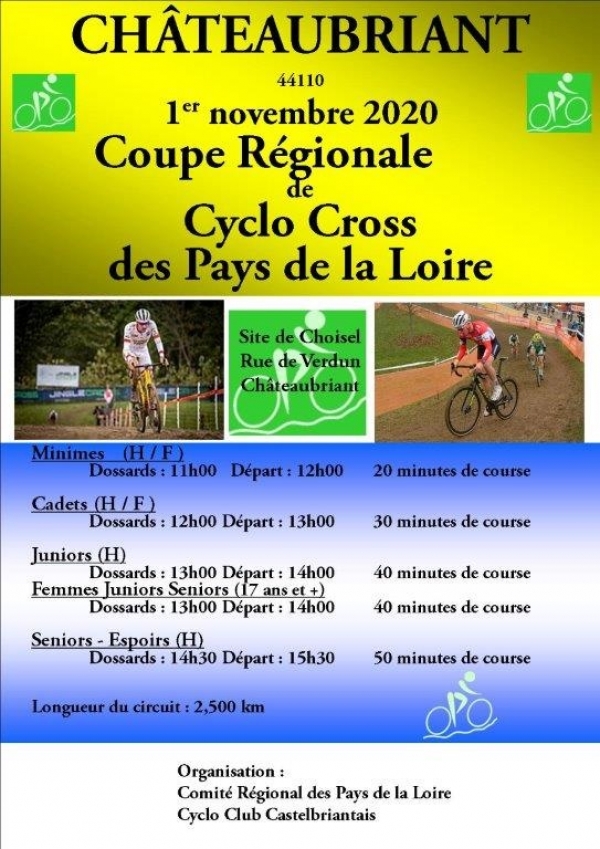 Cx Chateaubriant Velo Ouest Actu Cyclisme Pays De La Loire Bretagne Velo Ouest