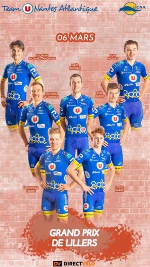 GP De Lillers: Compo Team U Nantes Atlantique