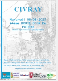 Civray &quot; Route d&#039;Or du Poitou&quot;