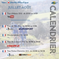 Team U Nantes Atl.: Programme Juillet/Aout