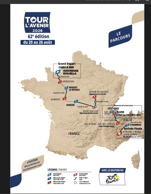 Tour de L'Avenir "Communiqué de Presse"