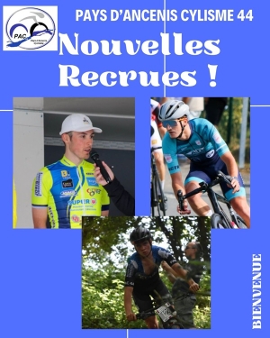 Pays d&#039;Ancenis Cyclisme 44: Recrues 2026