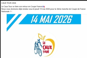 Le Caux Tour va faire son retour en Coupe France