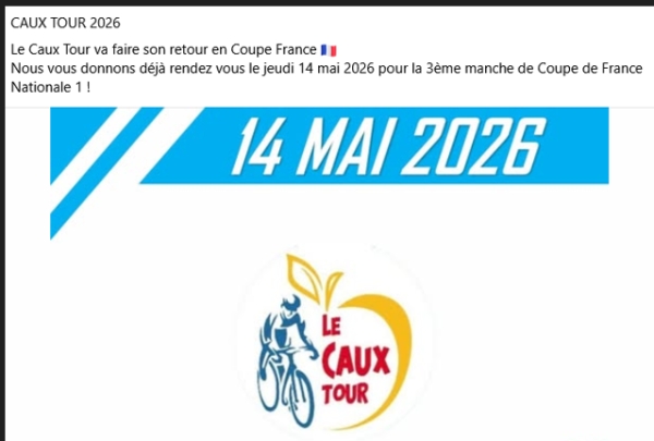 Le Caux Tour va faire son retour en Coupe France