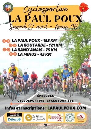 Cyclosportive &quot;La Paul Poux 2024&quot;