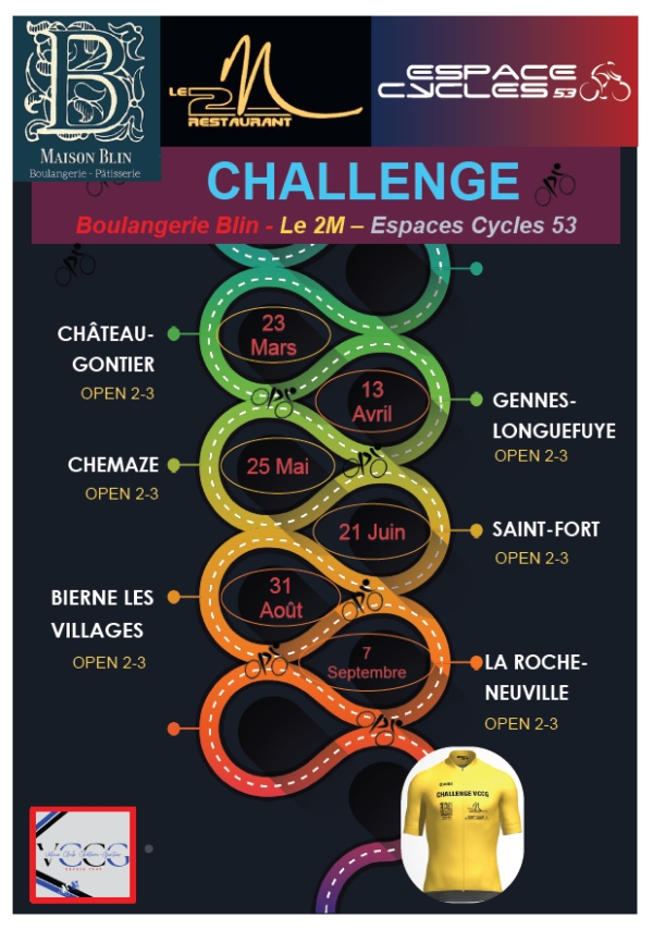 Challenge&quot; Le 2 M &amp; Boulangerie Blin &amp; Espace Cycles 53&quot;