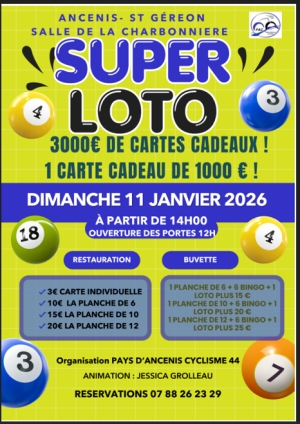 Ancenis-St Géréon: Super Loto