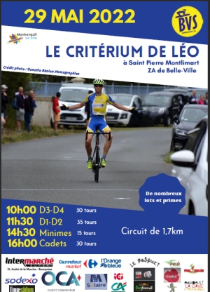 St Pierre Montlimart: Le Critérium de Léo