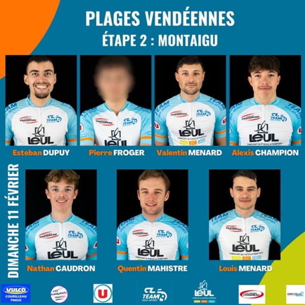 Plages Vendéennes &quot;Montaigu&quot;: Compo du Team Deux-Sèvres Cyclisme