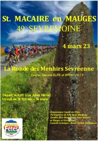 St Macaire &quot;La Ronde des Menhirs Sèvréenne&quot; Elite/Open