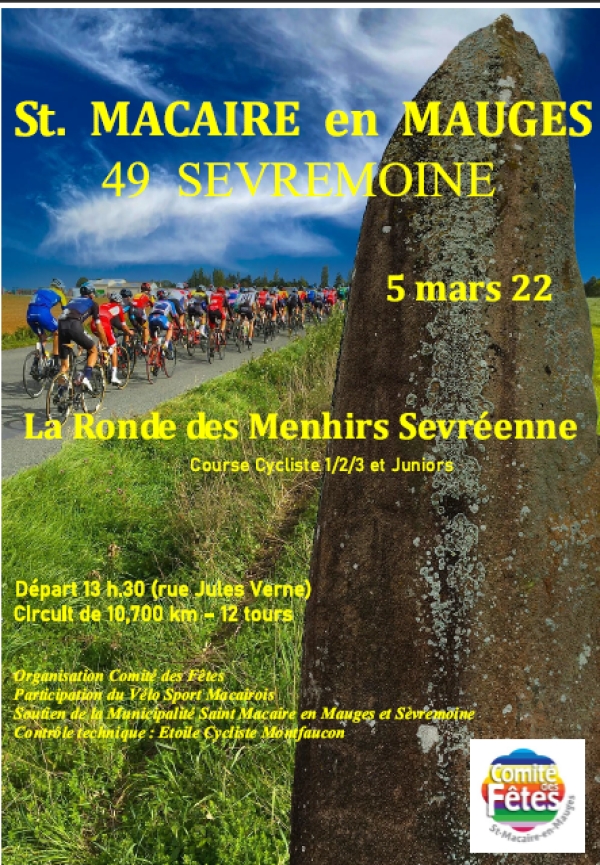 La Ronde des Menhirs Sèvréenne 1,2,3+J
