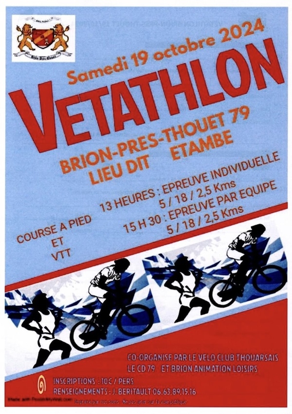 Vétathlon &quot;Brion Près Thouet&quot;