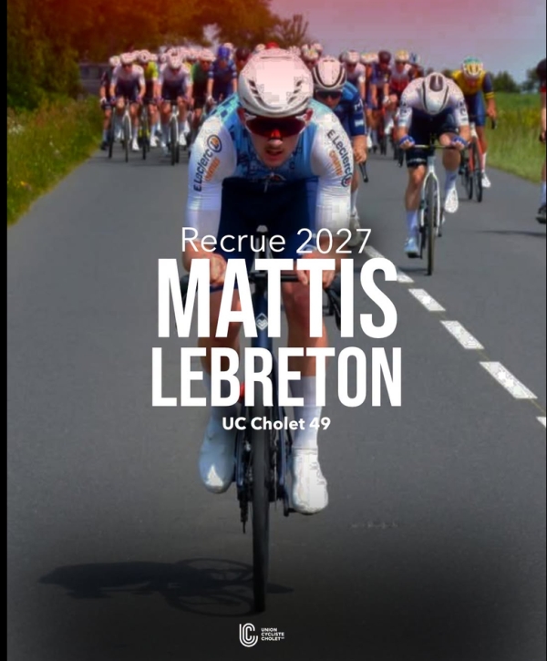 Mattis Lebreton rejoint L'UC Cholet 49 en 2027