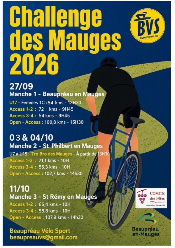 Challenge des Mauges 2026