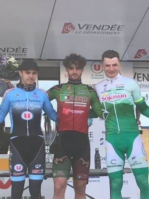 Challans:Théo Menant (Team LMP-La Roche VC) le plus rapide