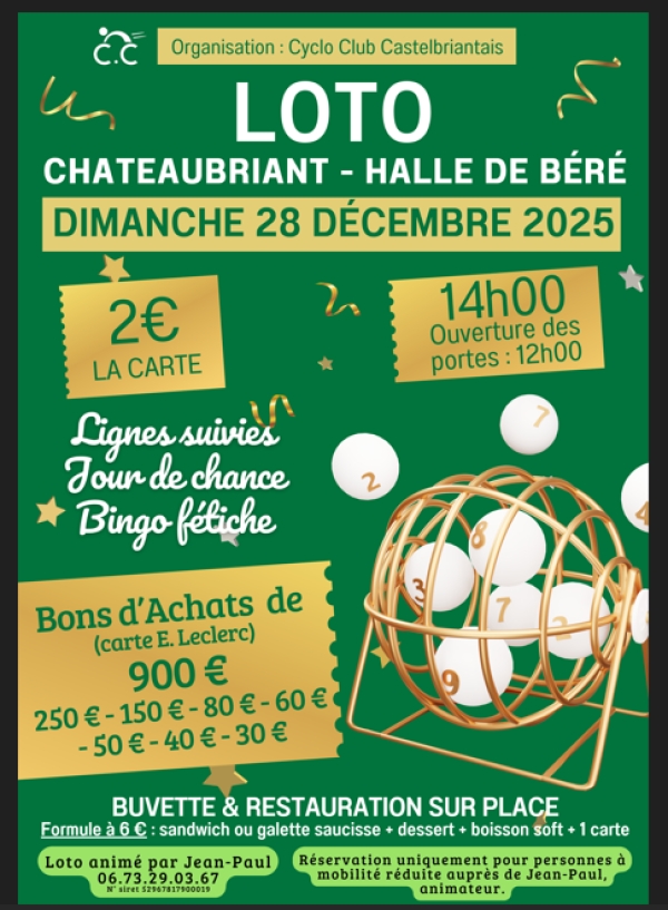 Châteaubriant &quot;Loto&quot;
